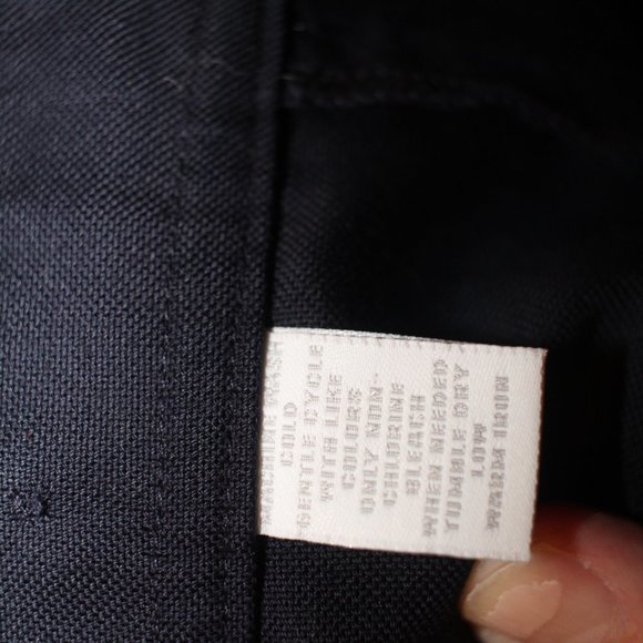 Charter Club Alison Fit Cropped Pant Button Hem NWT Navy Size 10 - Picture 13 of 13